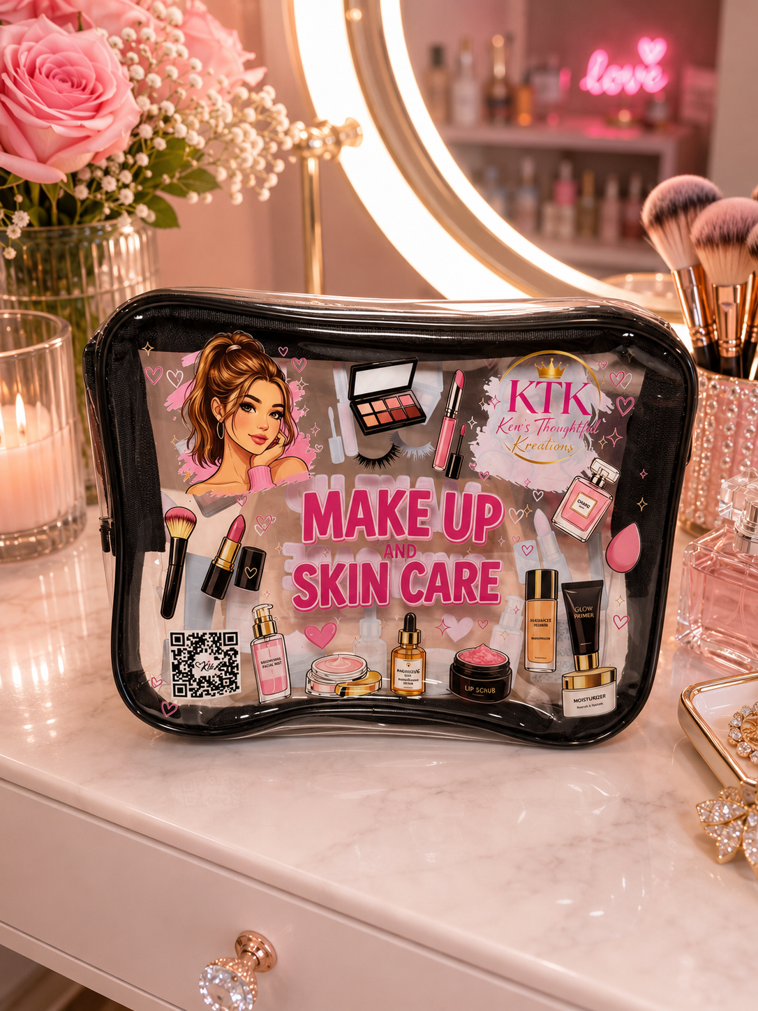 Makeup and Skincare Bag