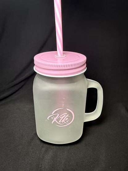 Mason Jar Tumbler (Clear and Frosted)