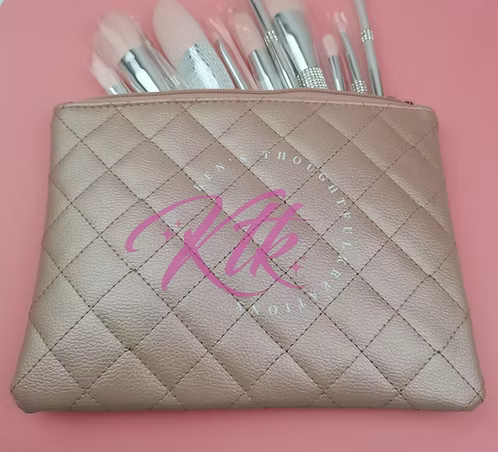 Professional Makeup Brush Set, Luxury 11 pcs Silver