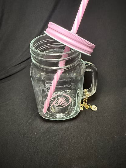 Mason Jar Tumbler (Clear and Frosted)