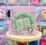 Spa Headband & Matching Wristband Set