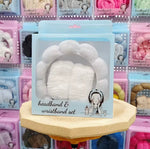 Spa Headband & Matching Wristband Set