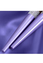 Glam Luxe 10-Piece Makeup Brush Set – Purple & Gold Edition