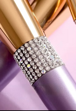 Glam Luxe 10-Piece Makeup Brush Set – Purple & Gold Edition